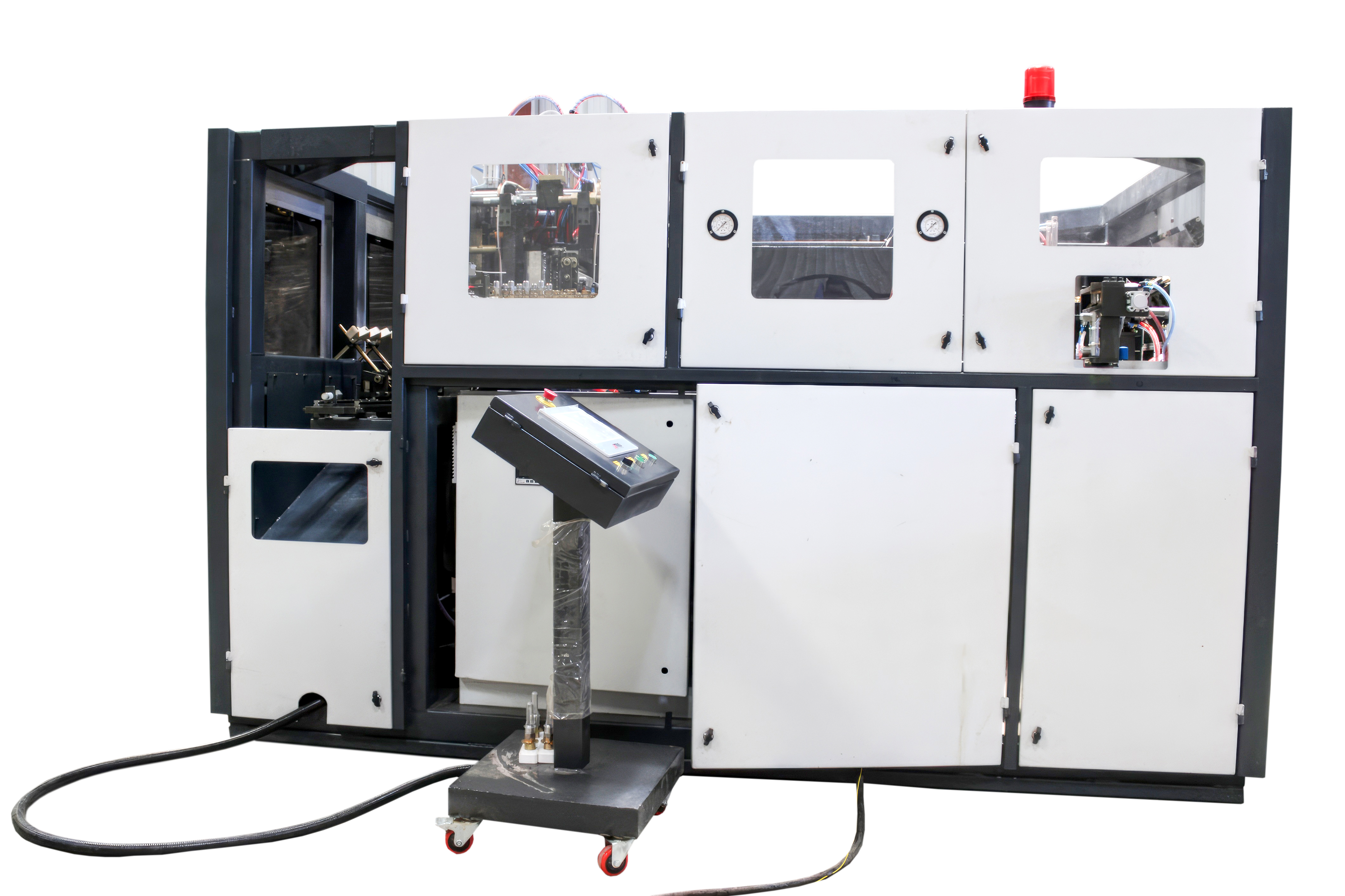 1-Liter 2-Cavity Pneumatic Linear Bottle Production Machine