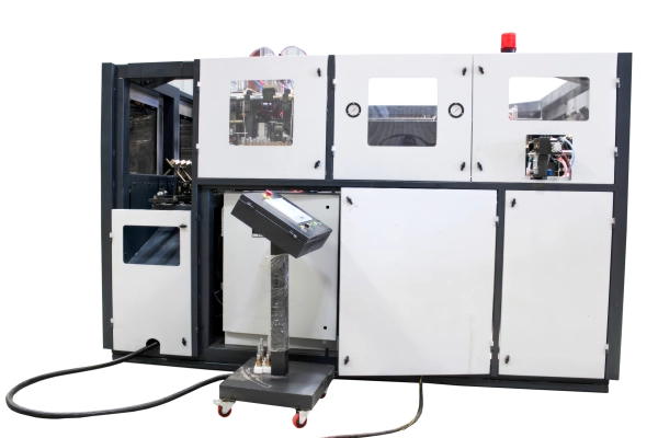 1-Liter 2-Cavity Pneumatic Linear Bottle Production Machine